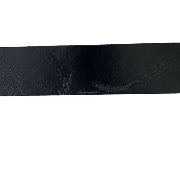 Vintage 90s Kenneth Cole Genuine Leather Belt Black Size 40 - Picture 5 of 8